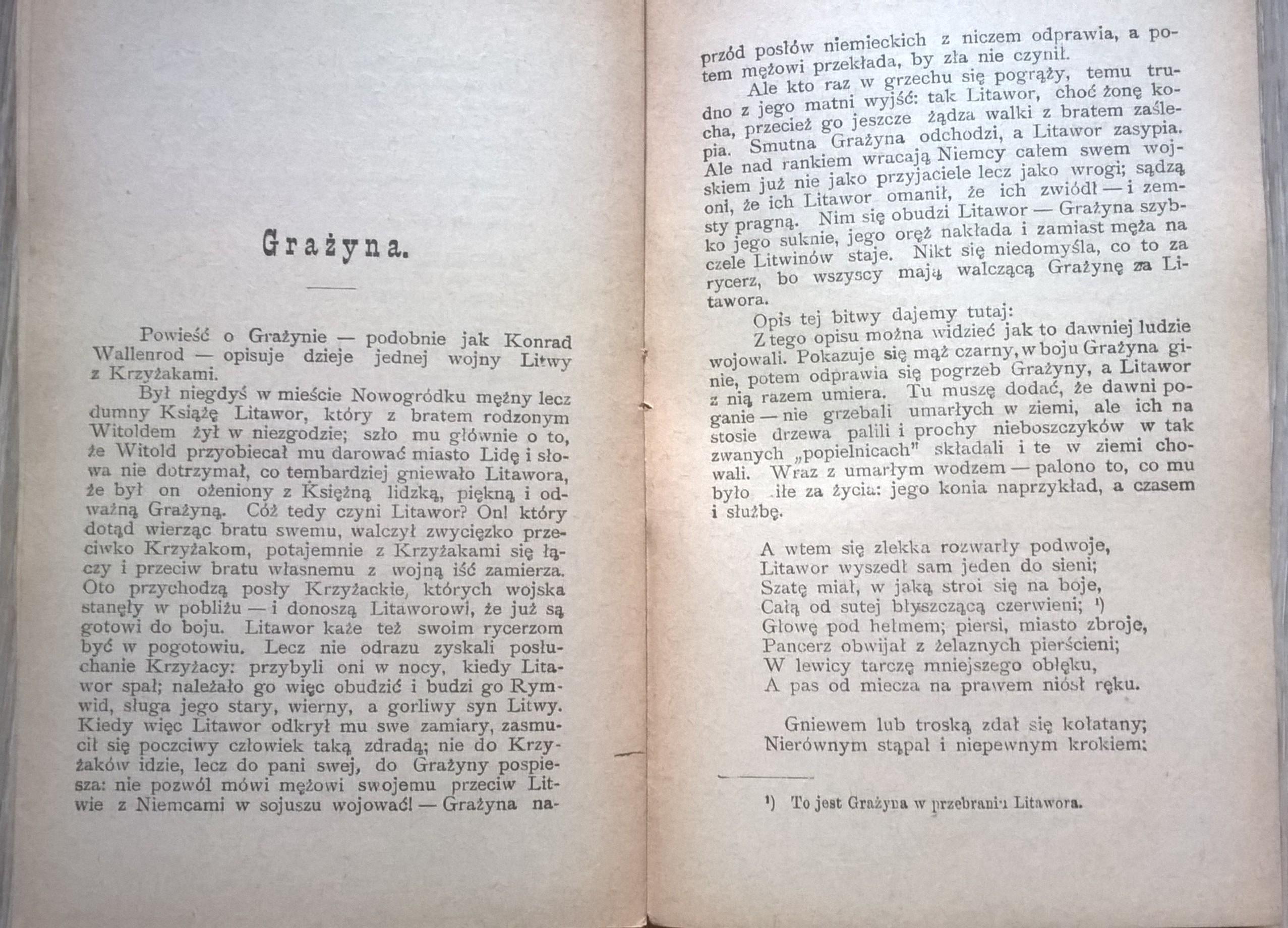 Książka "Jak pisał Adam Mickiewicz (Antologija)", 1898 r.
