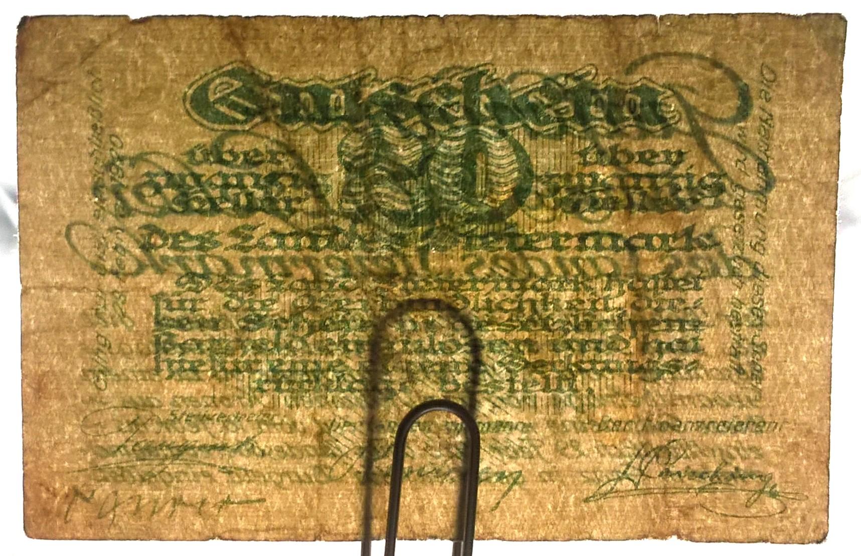 Banknot – 20 heller Des Landes Steiermark – 20 halerzy, Kraj związkowy Styria, 1920 r.
