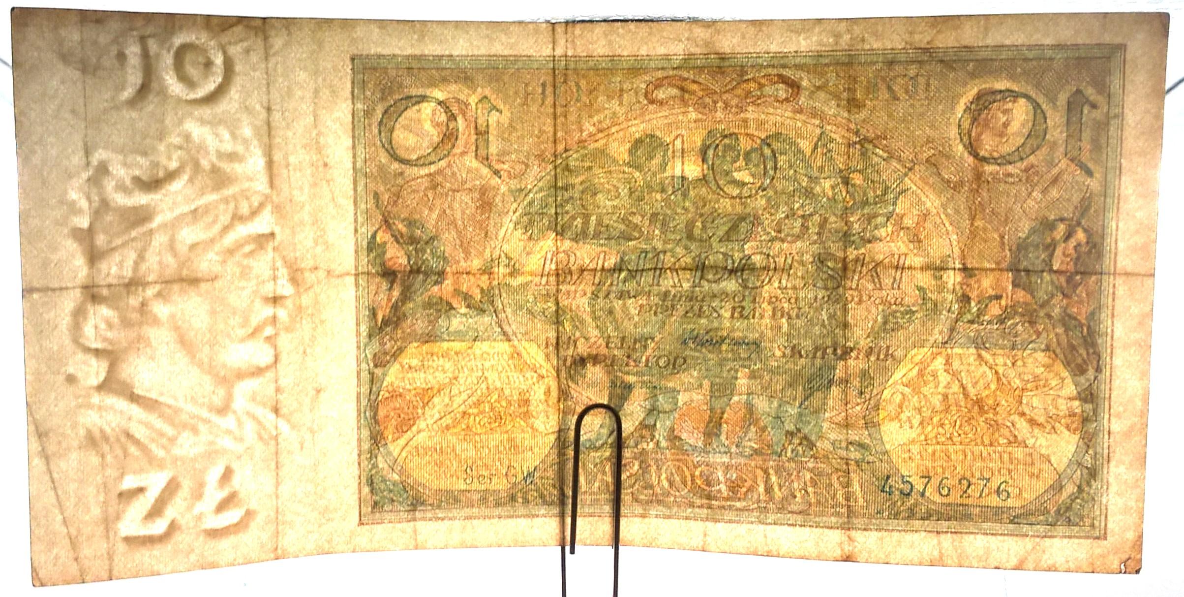 Banknot – 10 ZŁOTYCH, 1929 r. – Bank Polski