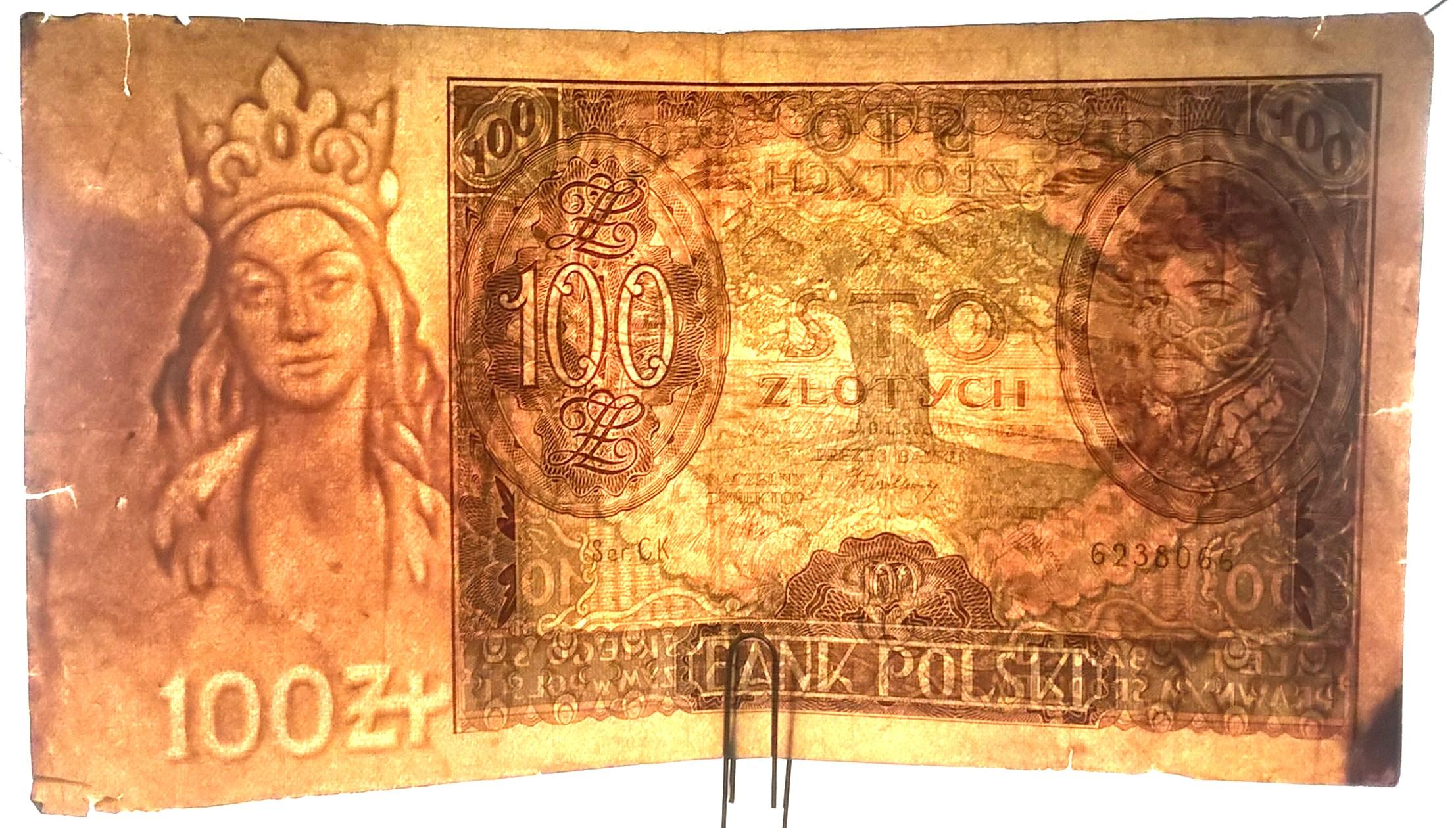 Banknot – 100 ZŁOTYCH (sto złotych), 1934 r. – Bank Polski