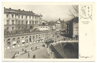 Pocztówka - BIELSKO. Zamek [Bielsko-Biała]