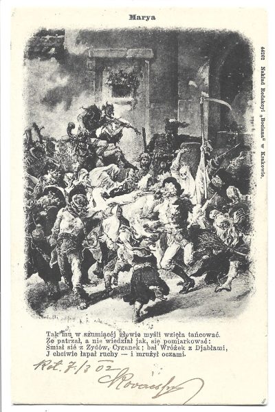 Pocztówka - "Marya" Michał Elwiro Andriolli, 1902 r.