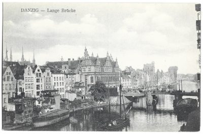 Pocztówka – DANZIG. Lange Brucke - GDAŃSK. Długi Most