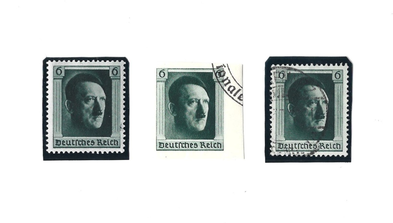 Zestaw znaczków DEUTSCHES REICH - 3 sztuki