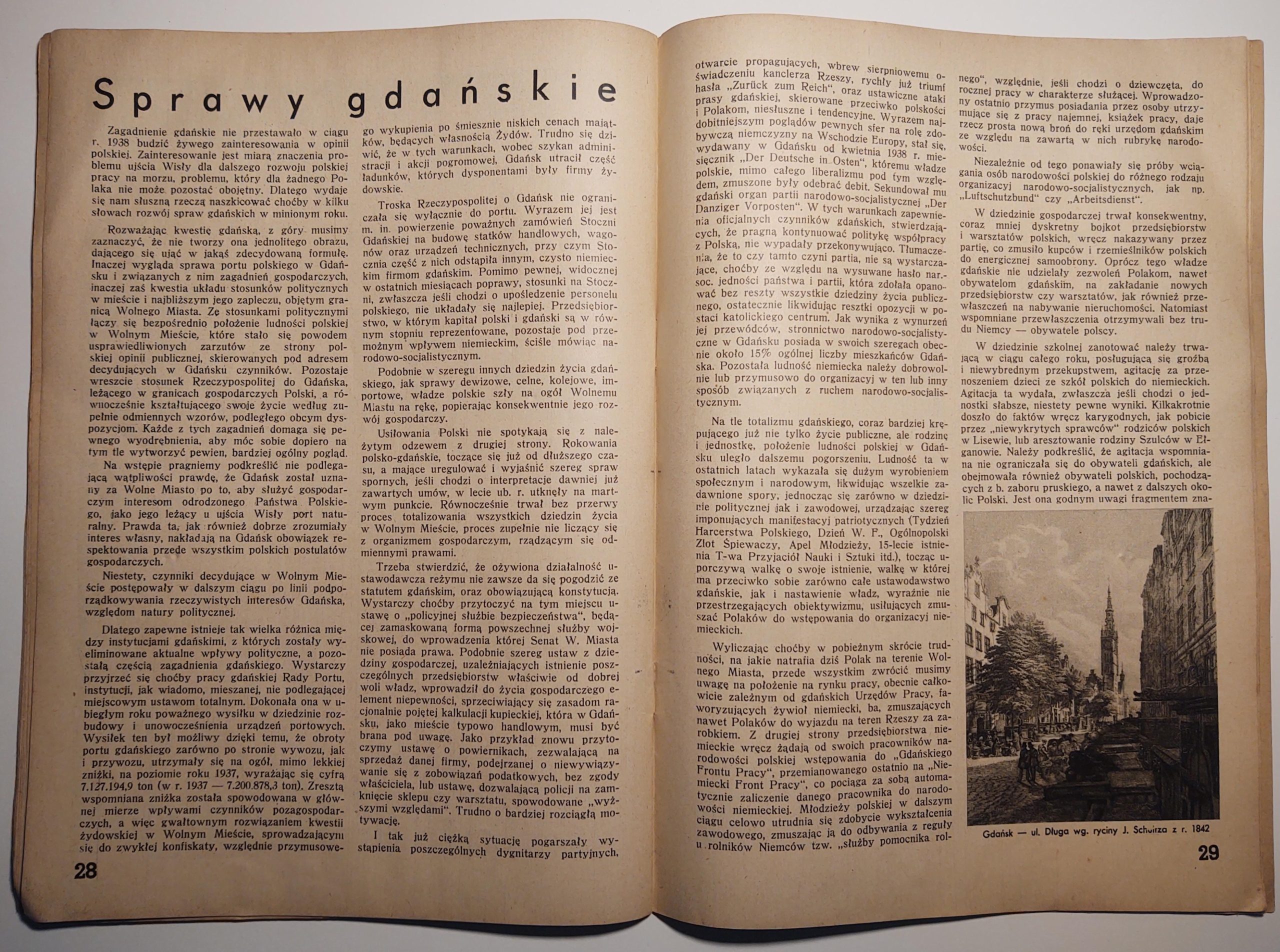 Czasopismo "Morze i kolonie" - Zeszyt 3, marzec 1939 r.