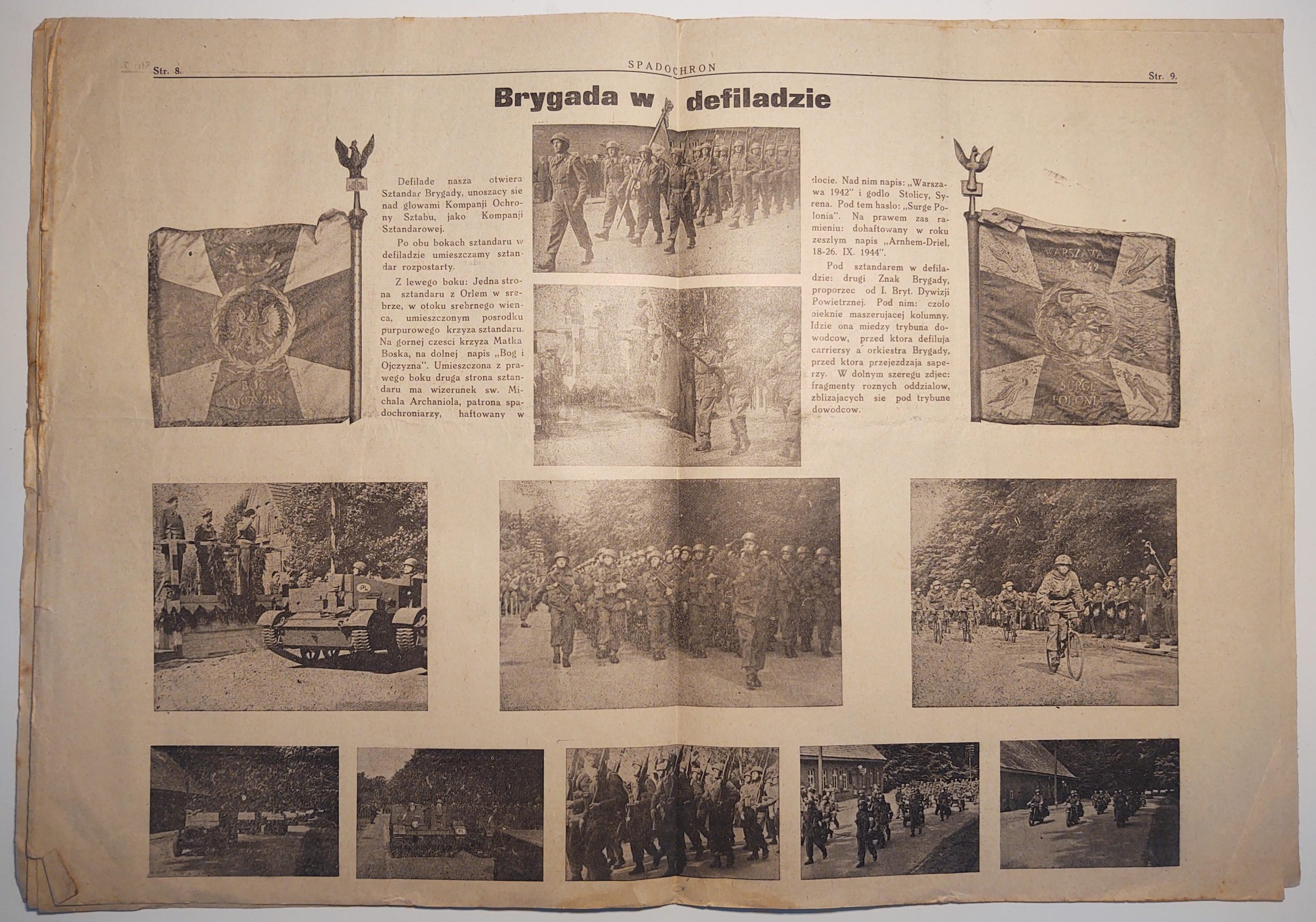 Czasopismo "SPADOCHRON. Pismo Żołnierzy 1. Samodzielnej Brygady Spadochronowej" - Nr. 27, 1945 r.