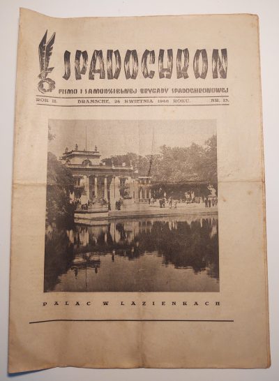 Czasopismo "SPADOCHRON. Pismo Żołnierzy 1. Samodzielnej Brygady Spadochronowej" - Nr. 13, 1946 r.