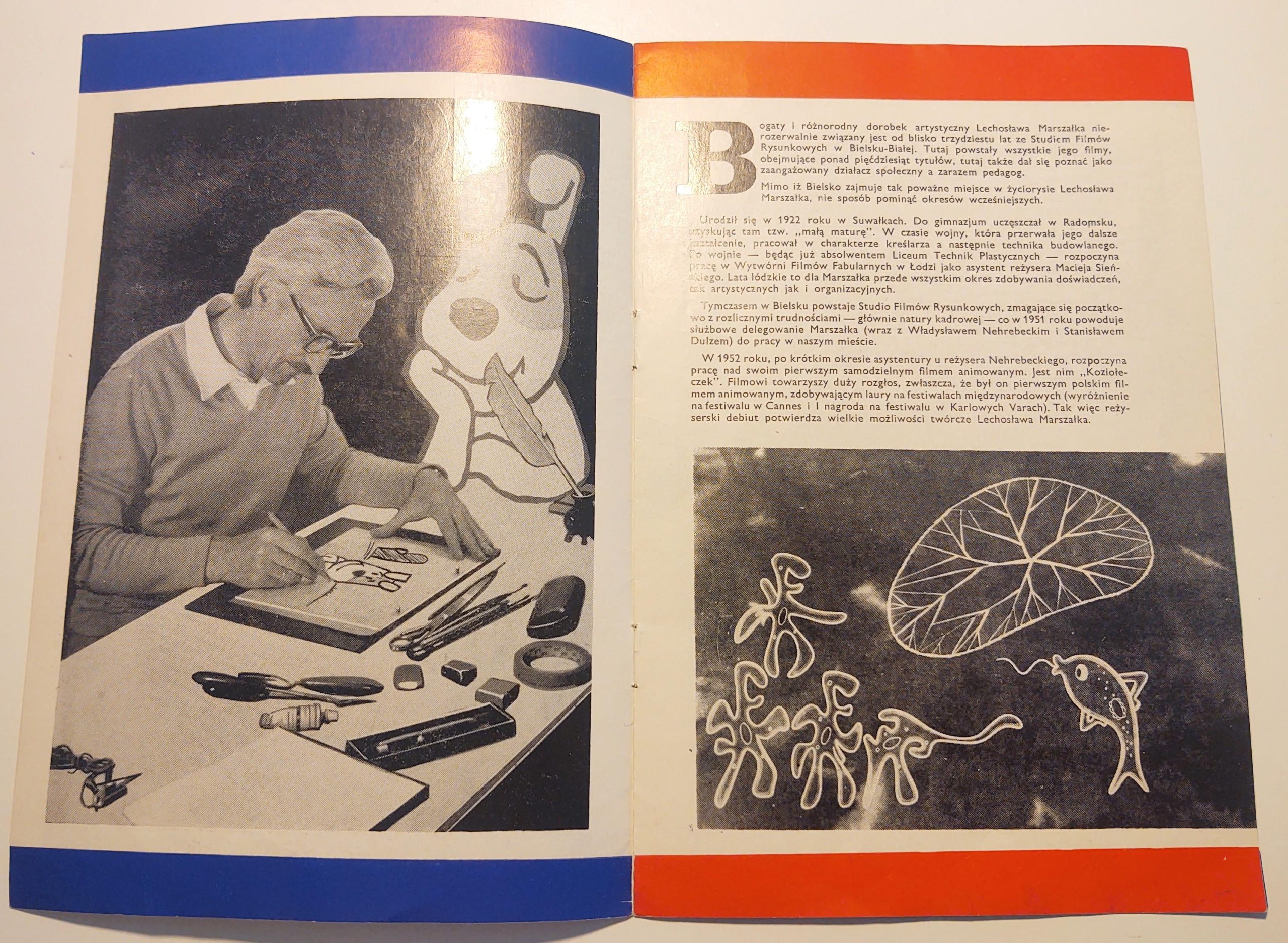 Broszura - Artyści Województwa Bielskiego: LECHOSŁAW MARSZAŁEK, 1977 r.