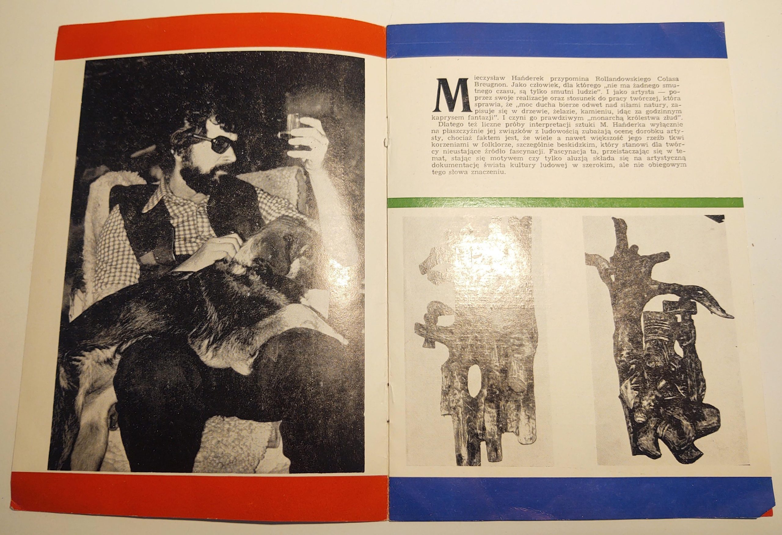 Broszura - Artyści Województwa Bielskiego: MIECZYSŁAW HAŃDEREK, 1981 r.