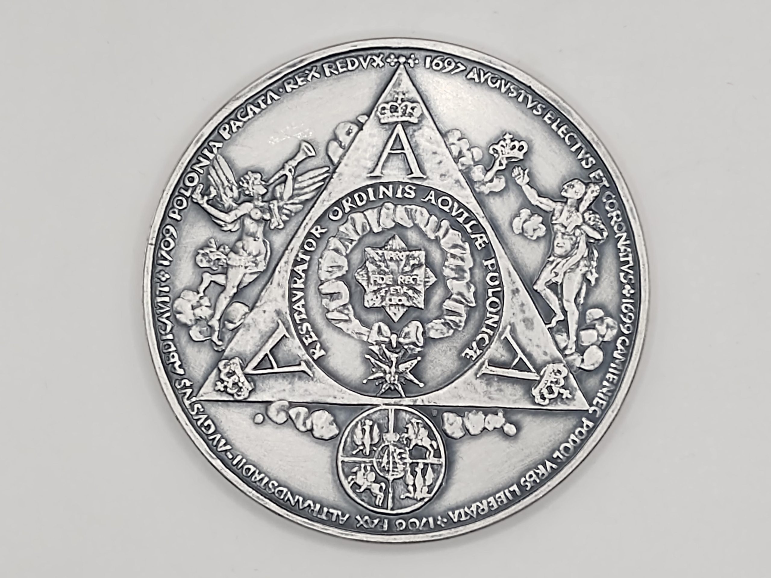 Medal PRL, z Serii Królewskiej – AUGUST II MOCNY