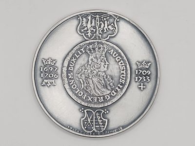 Medal PRL, z Serii Królewskiej – AUGUST II MOCNY