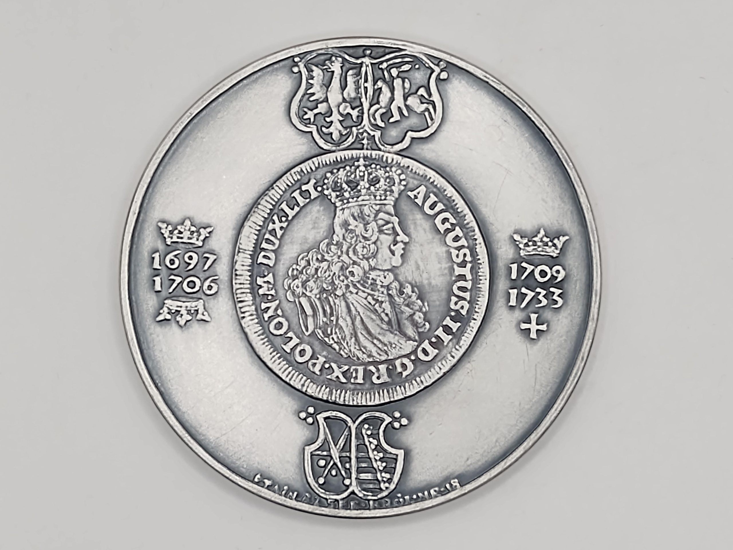 Medal PRL, z Serii Królewskiej – AUGUST II MOCNY