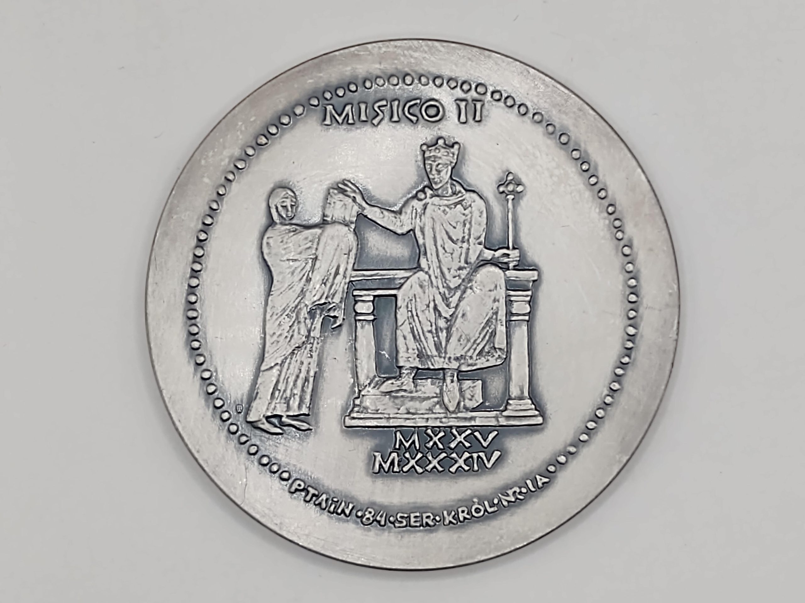 Medal PRL, z Serii Królewskiej – król Mieszko II Lambert