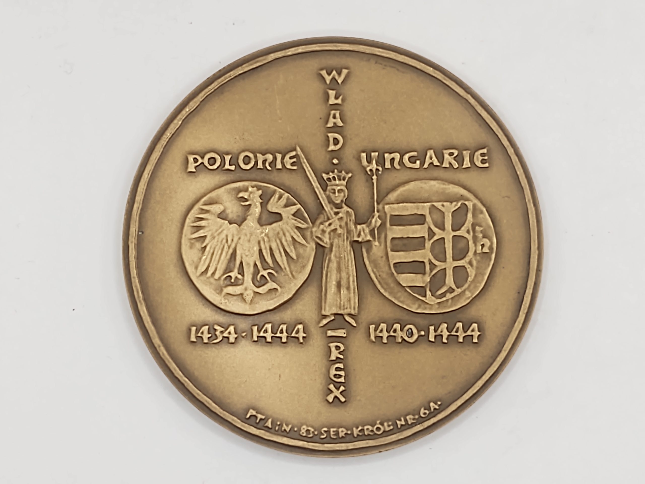 Medal PRL, z Serii Królewskiej - Władysław Warneńczyk (król Polski i Węgier) / Bitwa pod Warną