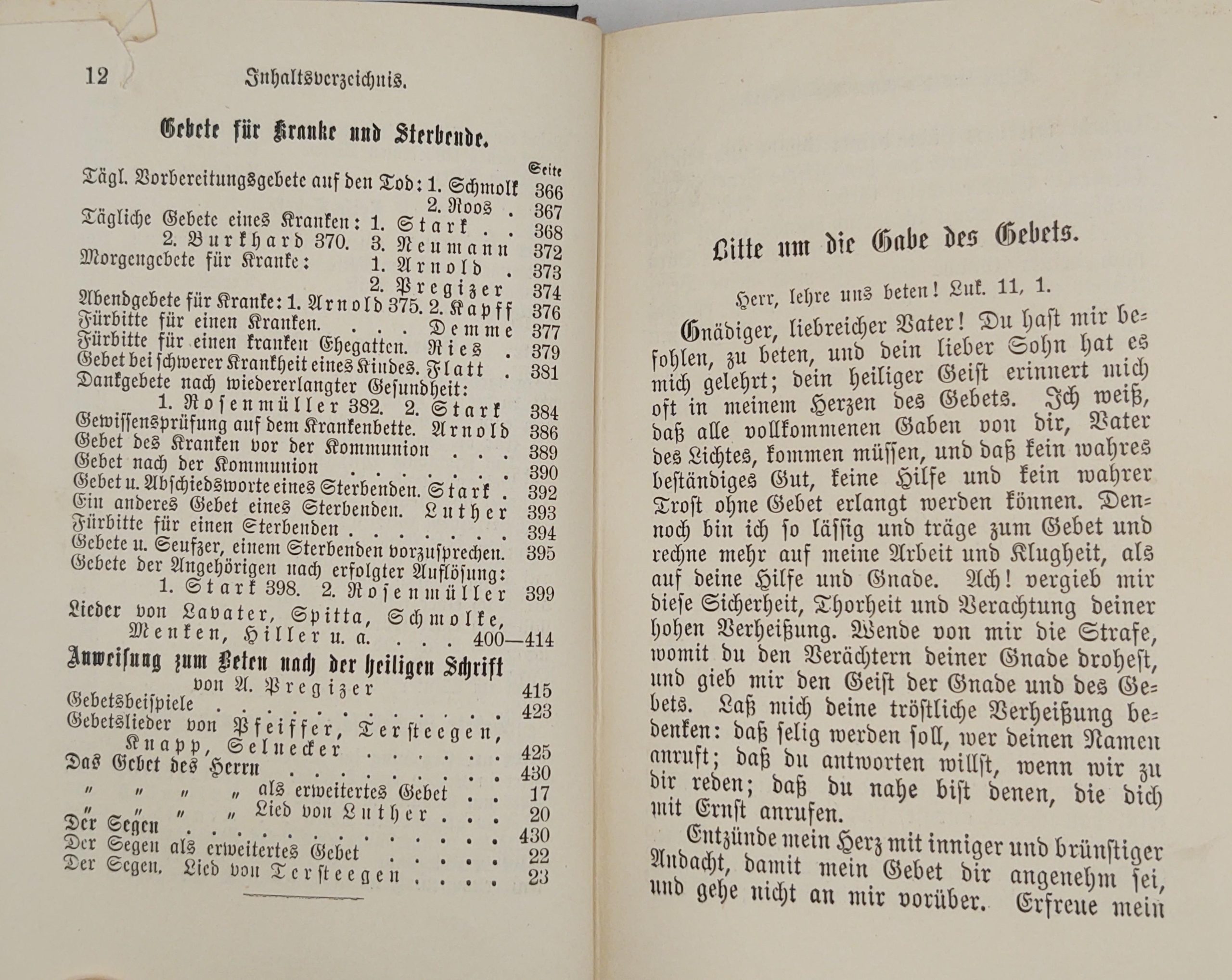 Modlitewnik ewangelicki w języku niemieckim "Alles mit Gott!" - Wszystko z Bogiem!, 1897 r.