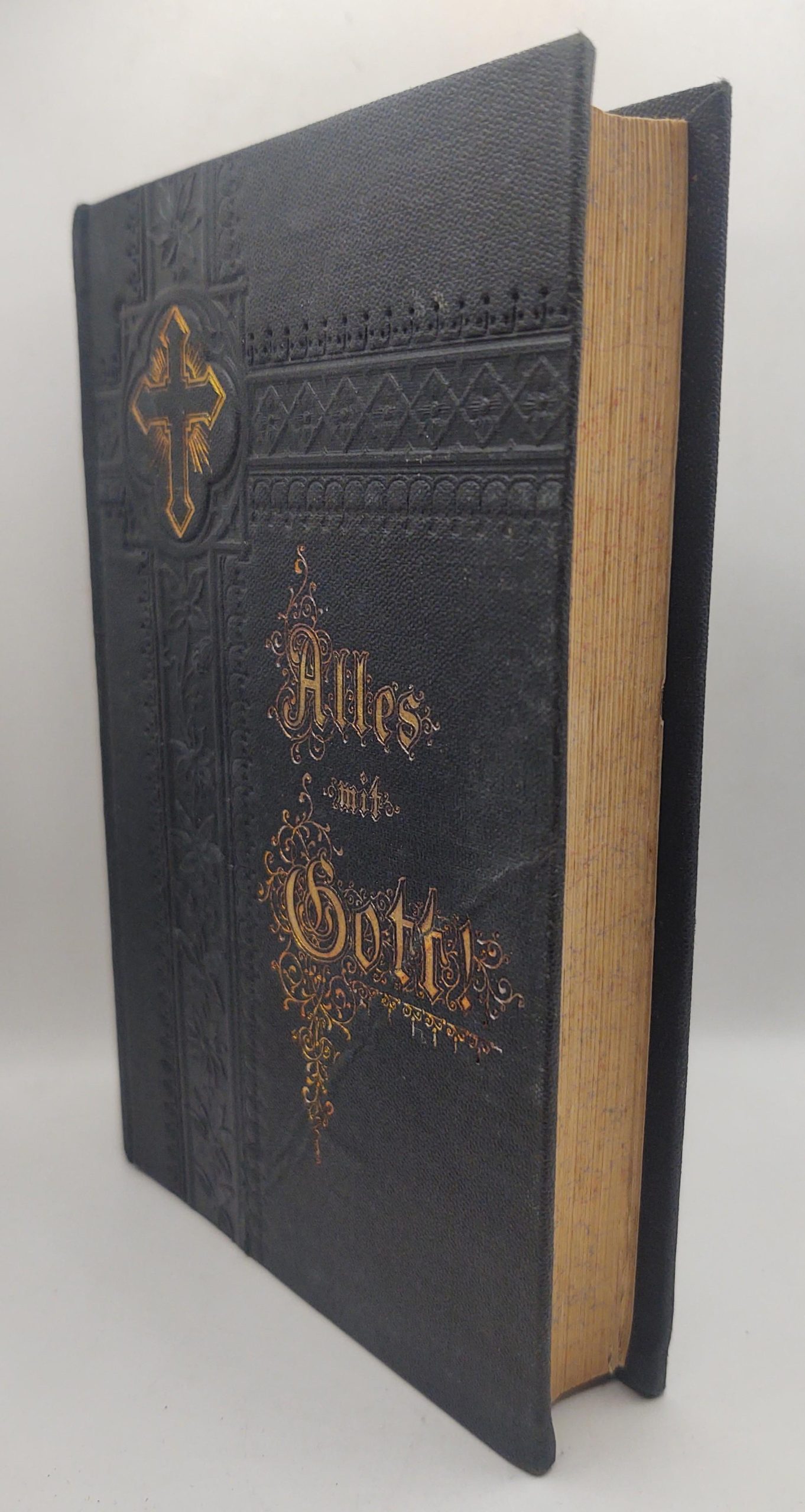 Modlitewnik ewangelicki w języku niemieckim "Alles mit Gott!" - Wszystko z Bogiem!, 1897 r.