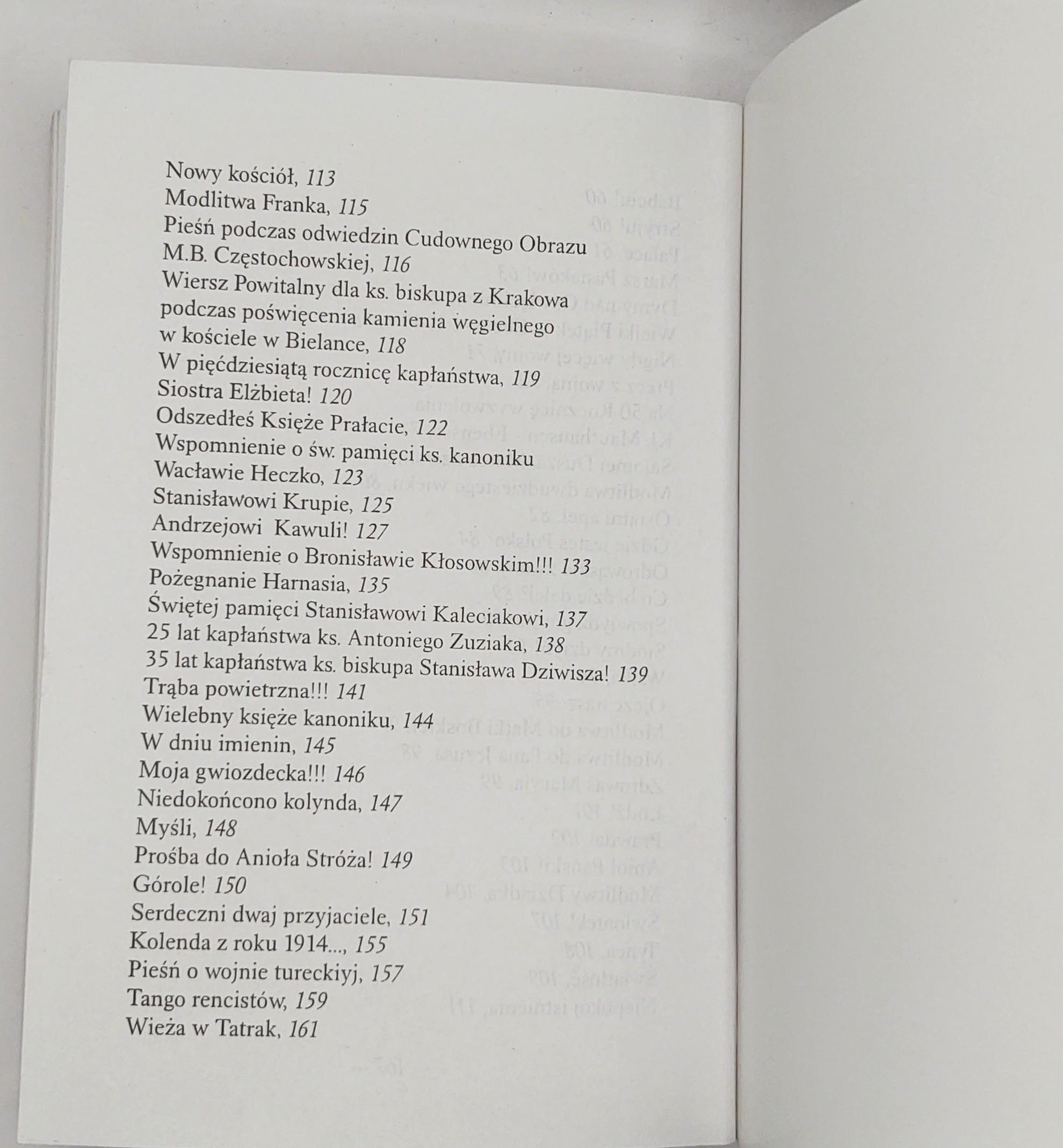 Książka "WIERSZE. Jana Pawła imię nigdy nie przeminie" Władysław Szepelak - Nowy Targ 2005 r. - z autografem