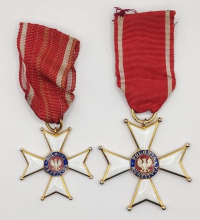 Komplet odznaczeń - POLONIA RESTITUTA 1944 - Order Odrodzenia Polski