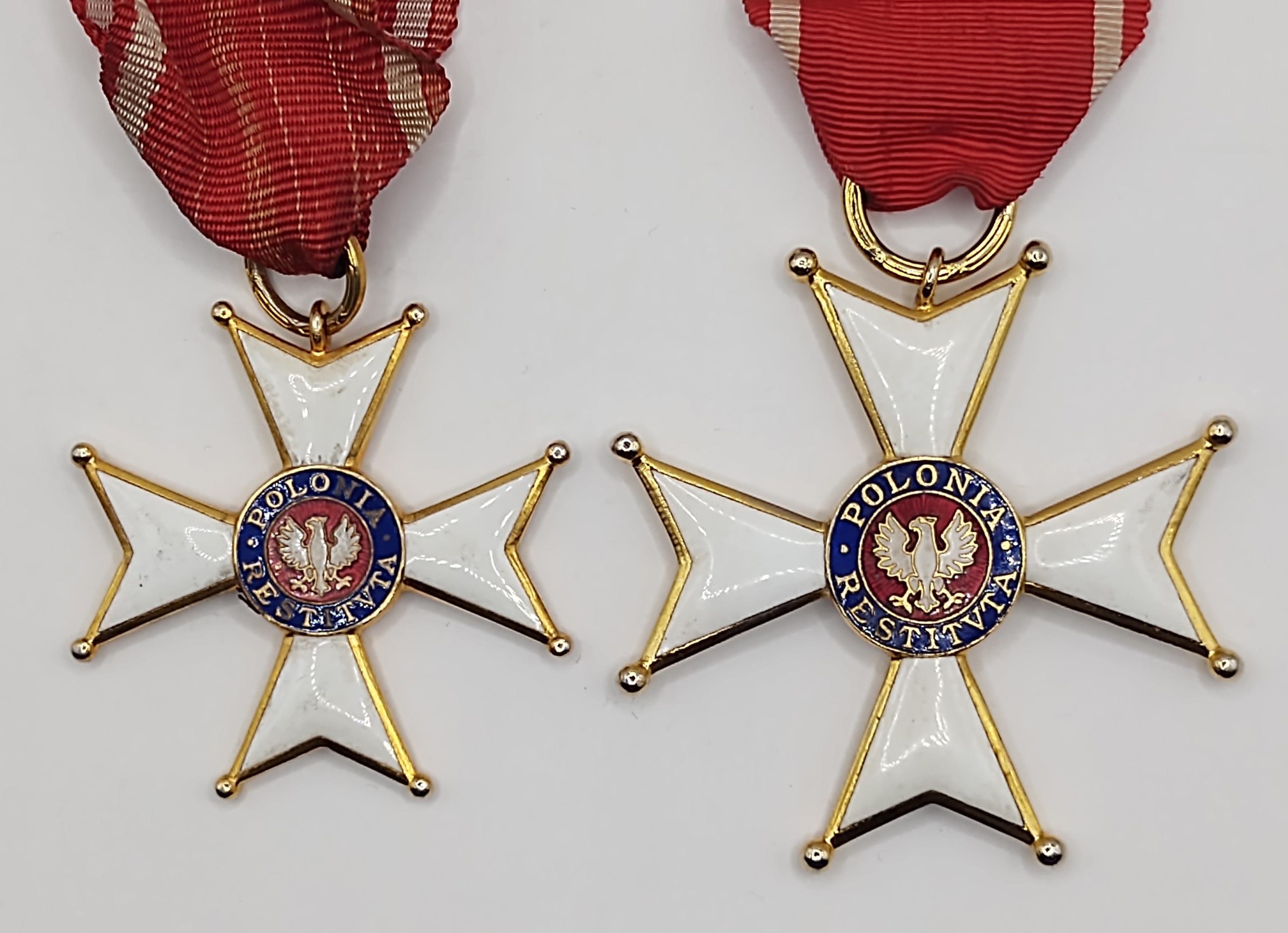 Komplet odznaczeń - POLONIA RESTITUTA 1944 - Order Odrodzenia Polski
