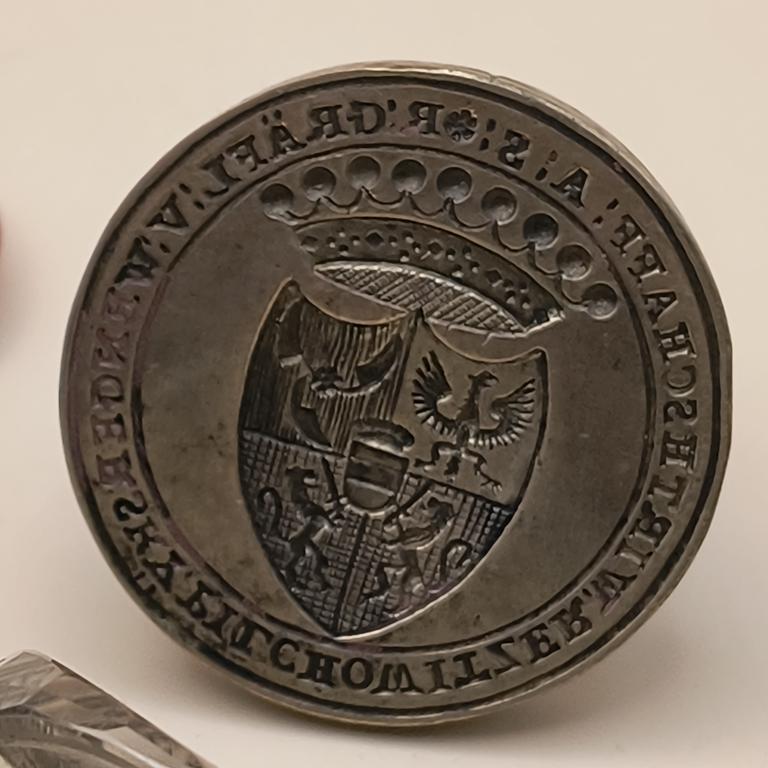 Zestaw tłoków pieczętnych - rodzina von Wengersky - Pilchowice (Górny Śląsk), XIX w.
