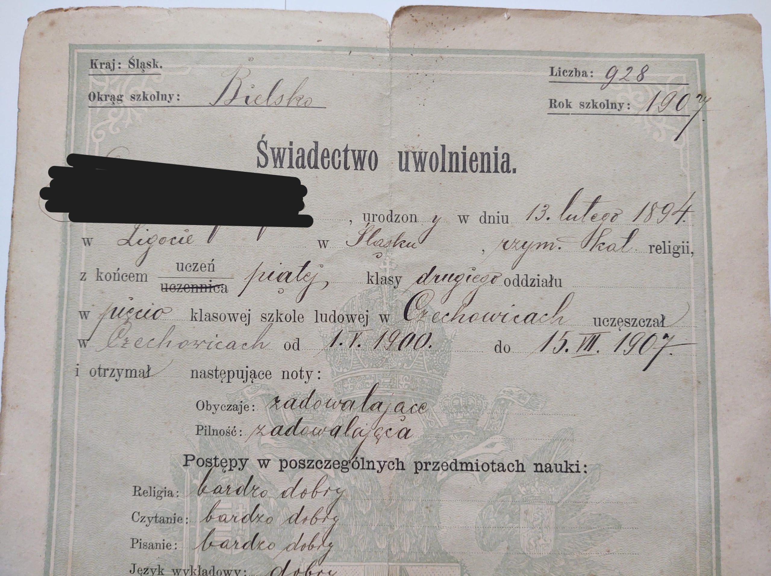 Książeczka Wojskowa - II RP oraz Świadectwo uwolnienia