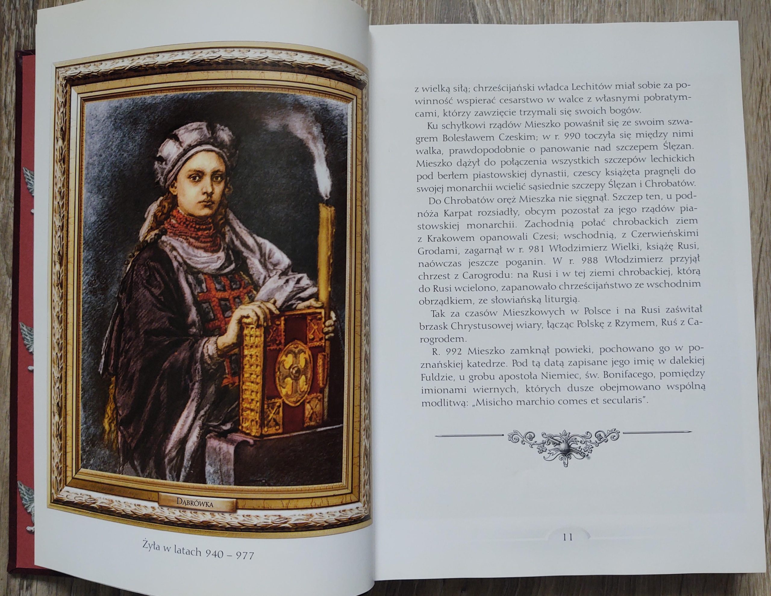 Książka "Poczet królów polskich. Wizerunki wg Jana Matejki" St. Smolka, A. Sokołowski, 1893 r. - reprint z 2005 r.