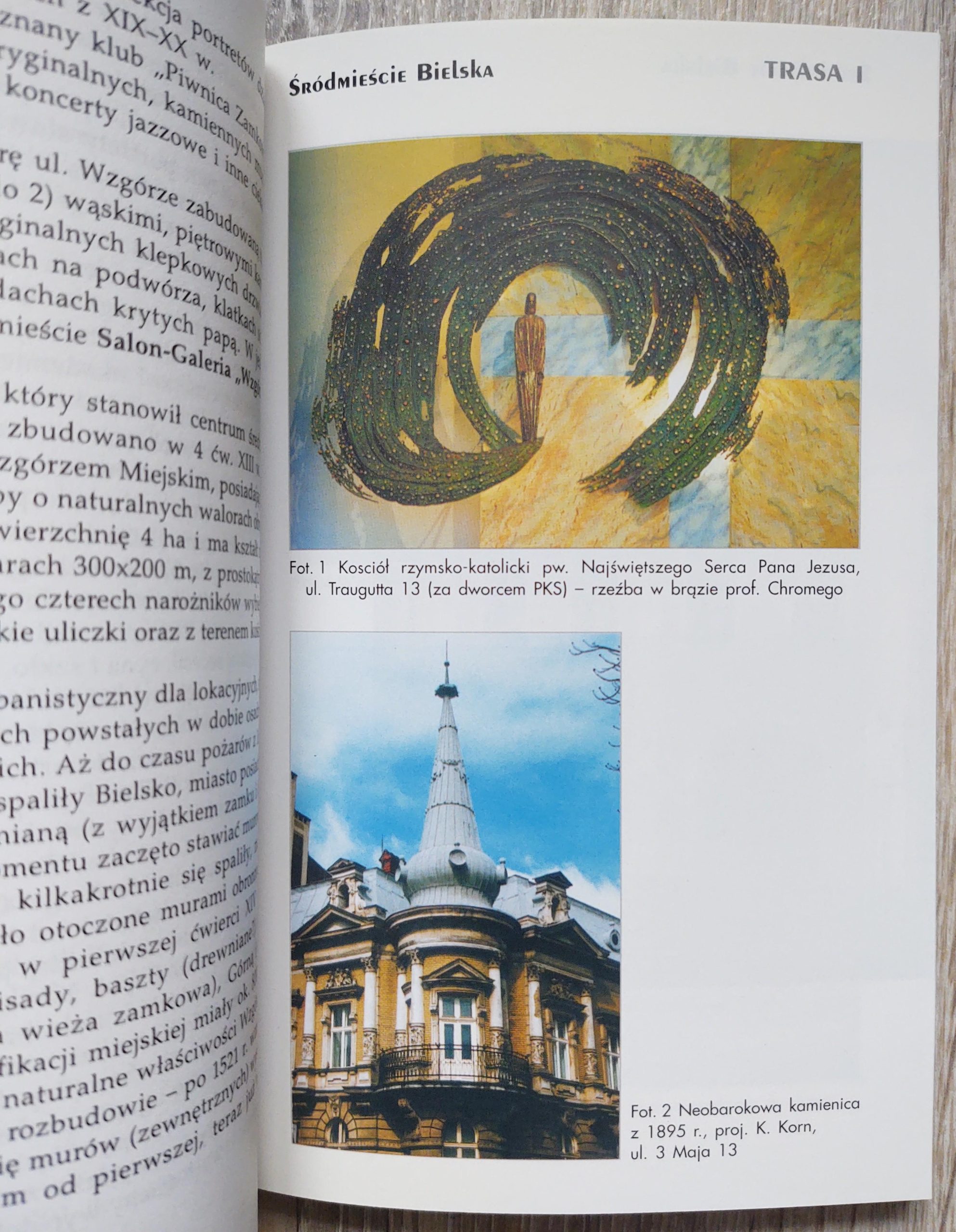 Książka "Przewodnik po Bielsku-Białej" Jerzy Polak, 2004 r.