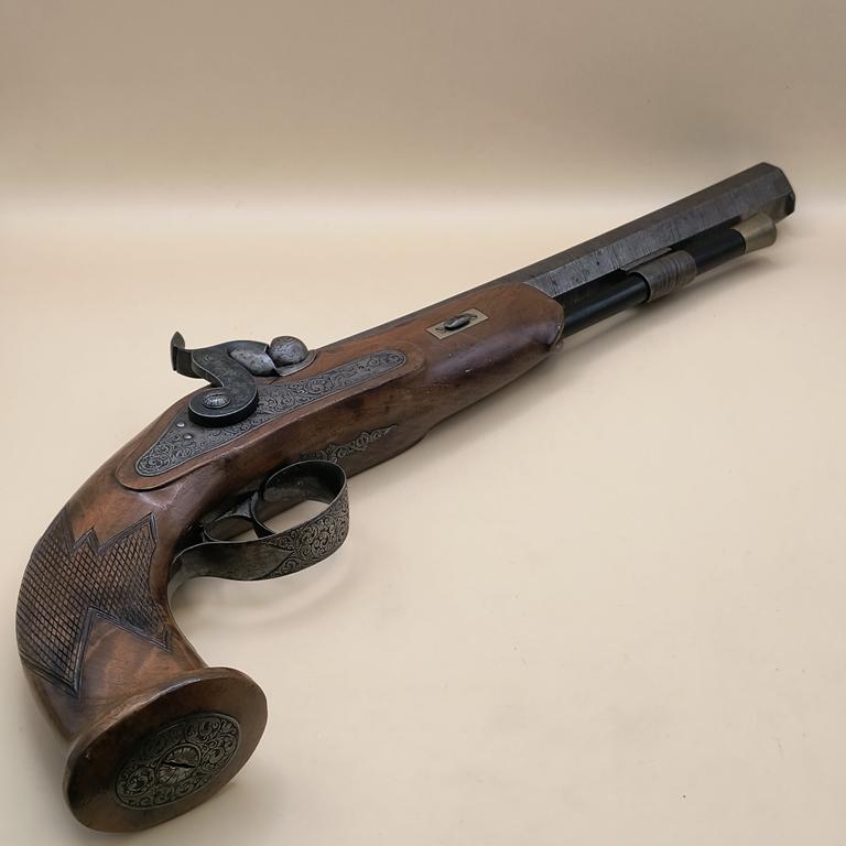 XIX-wieczny pistolet kapiszonowy - József Kirner, Węgry