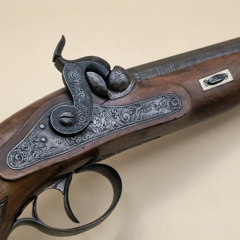 XIX-wieczny pistolet kapiszonowy - József Kirner, Węgry