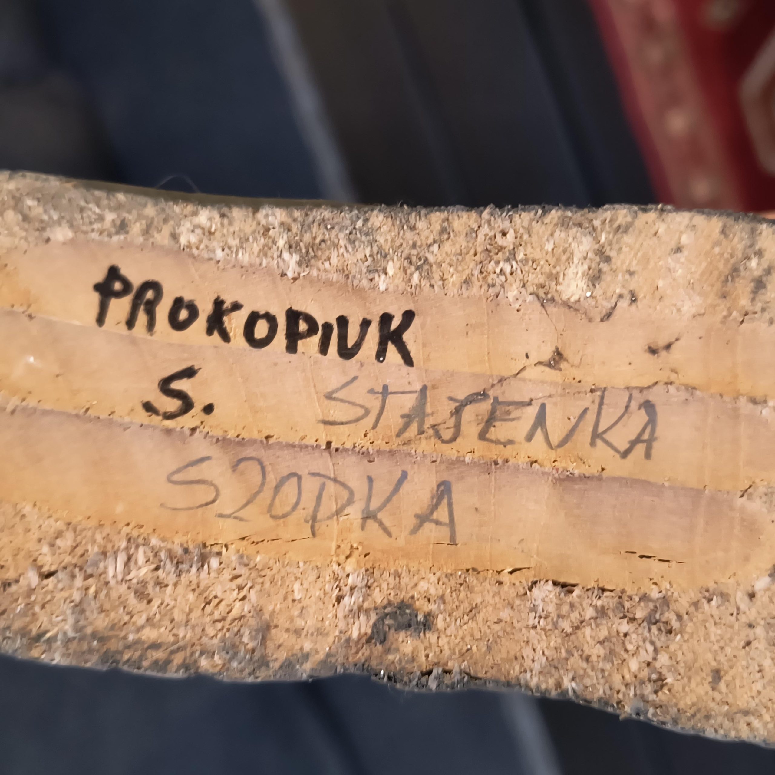 Szopka bożonarodzeniowa autorstwa Sławomira Prokopiuka.
