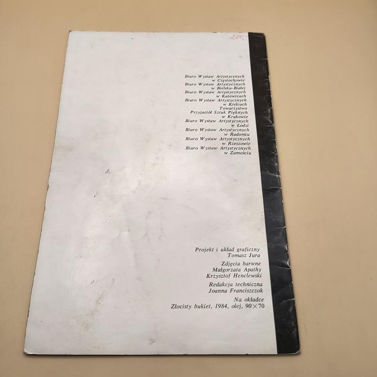 Katalog z reprodukcjami prac malarza Stanisława Mazusia