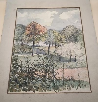 Obraz – pejzaż, Karol Niedoba, 1920 r.