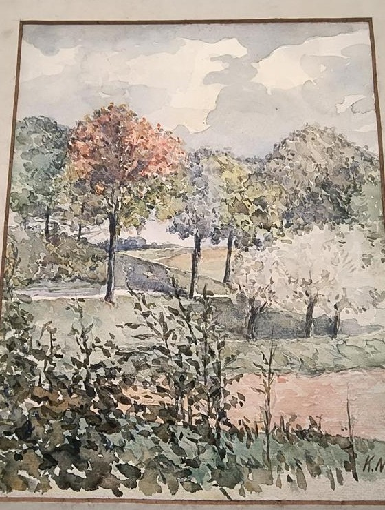 Obraz – pejzaż, Karol Niedoba, 1920 r.