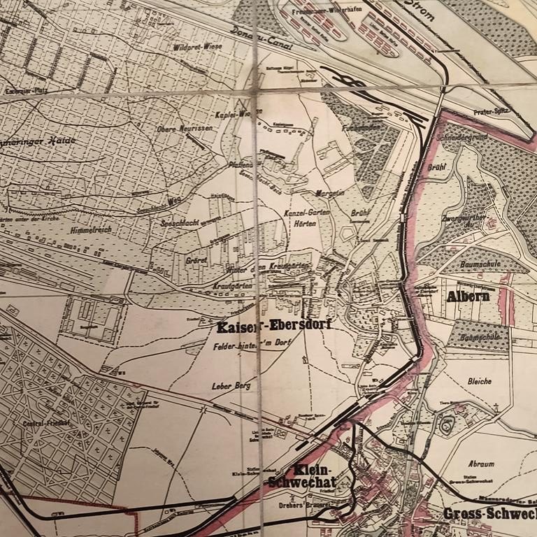 Plan Wiednia - GENERAL-PLAN DER K. K. REICHSHAUPT u. REZIDENZSTADT WIEN
