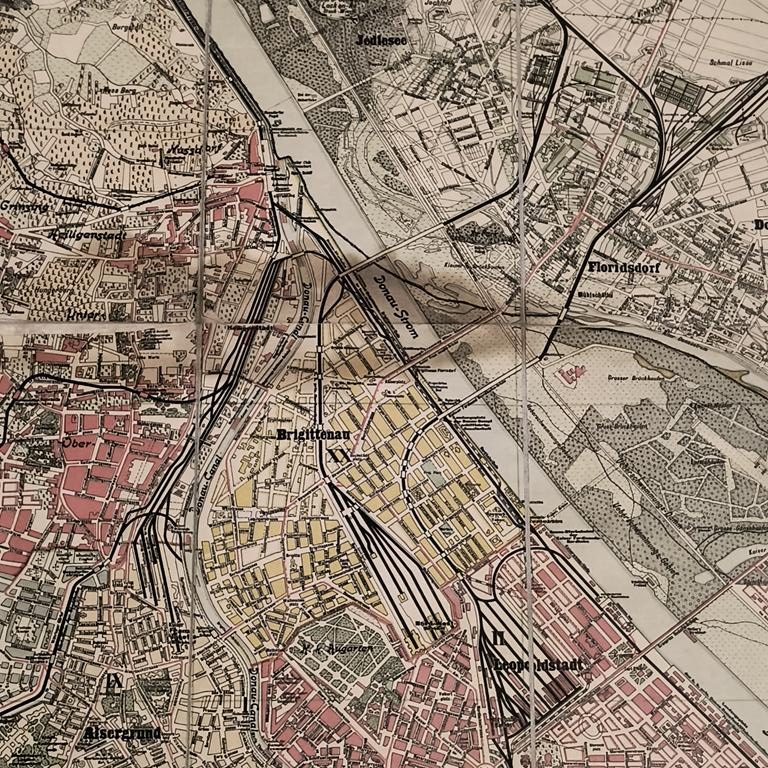 Plan Wiednia - GENERAL-PLAN DER K. K. REICHSHAUPT u. REZIDENZSTADT WIEN