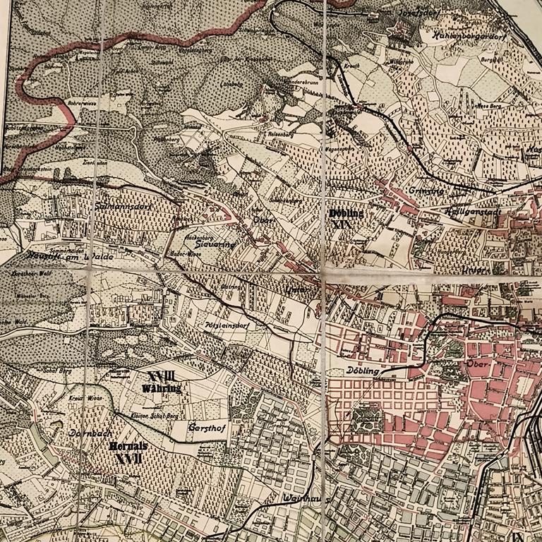 Plan Wiednia - GENERAL-PLAN DER K. K. REICHSHAUPT u. REZIDENZSTADT WIEN