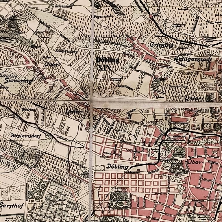 Plan Wiednia - GENERAL-PLAN DER K. K. REICHSHAUPT u. REZIDENZSTADT WIEN