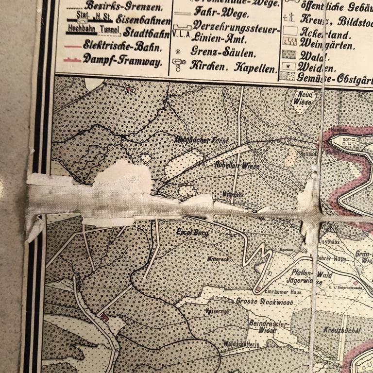 Plan Wiednia - GENERAL-PLAN DER K. K. REICHSHAUPT u. REZIDENZSTADT WIEN