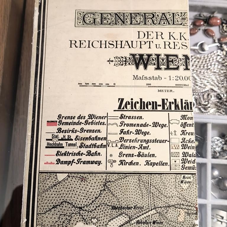 Plan Wiednia - GENERAL-PLAN DER K. K. REICHSHAUPT u. REZIDENZSTADT WIEN