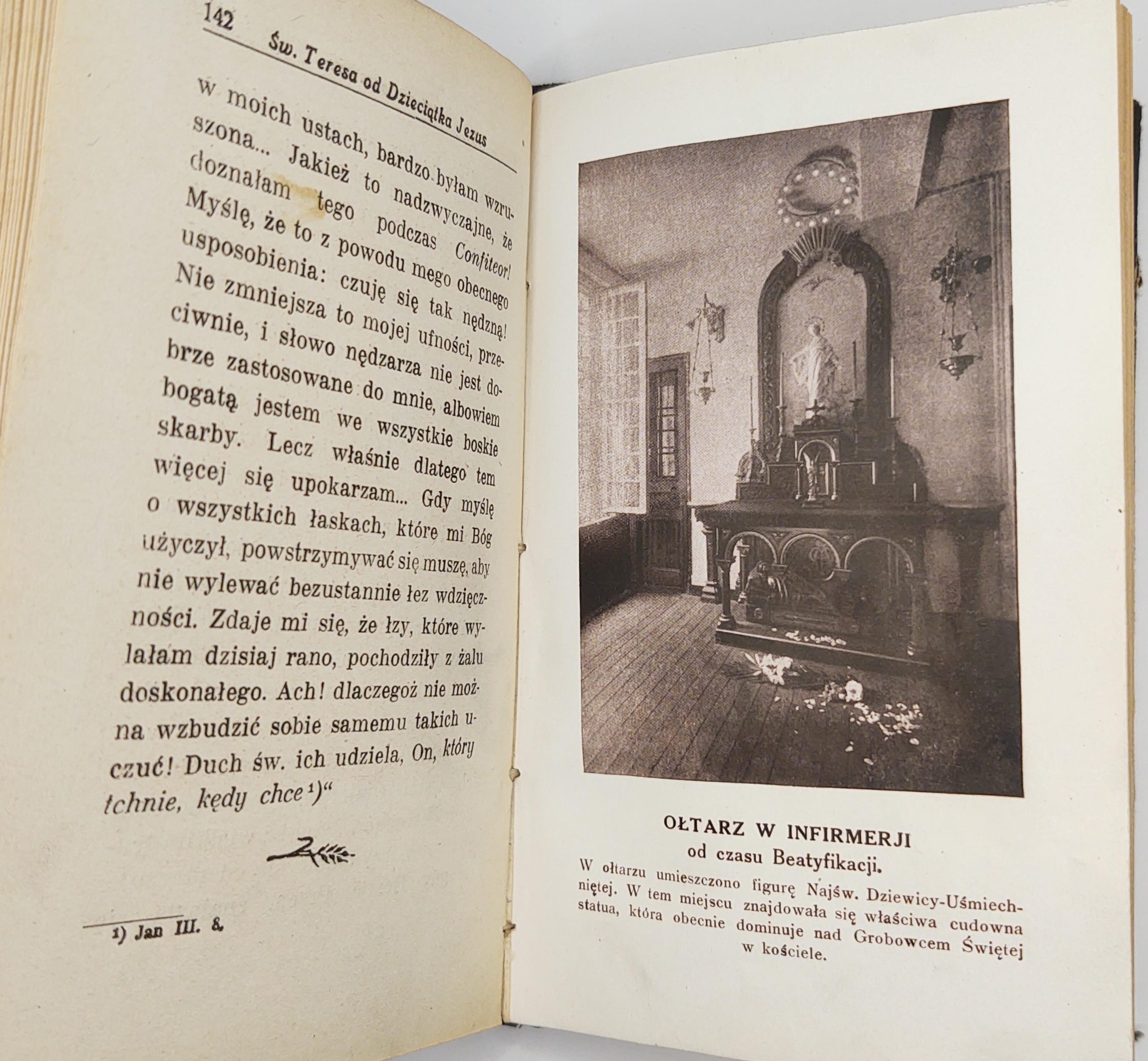 Książka "NOVISSIMA VERBA. Ostatnie rozmowy św. Teresy od Dzieciątka Jezus. Maj-wrzesień 1897 roku.", 1930 r.