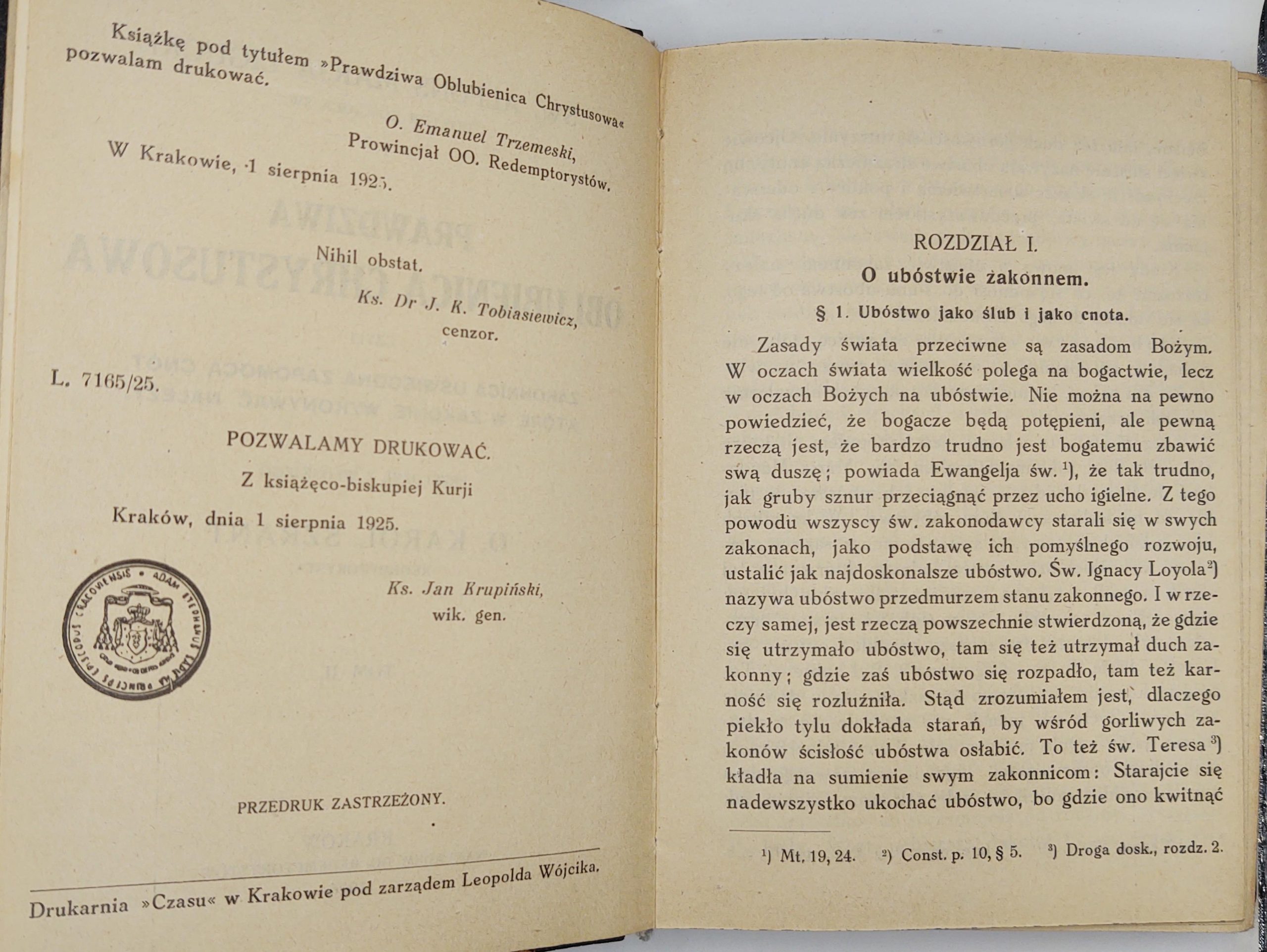 Książka "Prawdziwa Oblubienica Chrystusowa" Św. Alfons Marja Liguori, 1926 r.
