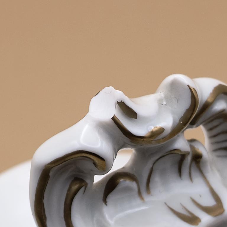 Porcelanowy zegar  PMP Plaue