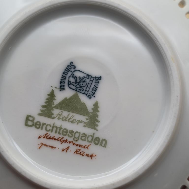 Porcelanowe małe talerzyki na konfitury Schumann Bavaria