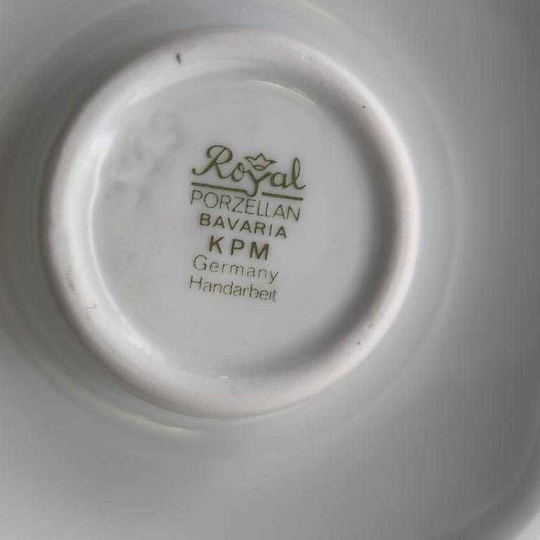 Porcelanowy podgrzewacz do herbaty lub kawy KPM