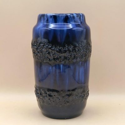 Wazon ceramiczny z lat 70. w stylu Fat Lava