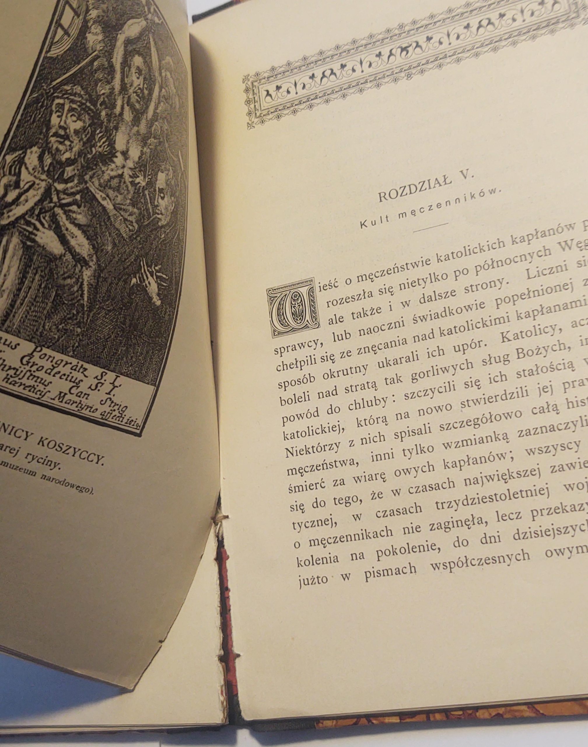 Książka "Błogosławieni O. Melchior Grodziecki, O. Stefan Pongracz i Marek Stefan Križ" X. Marcin Czermiński T. J., 1905 r.