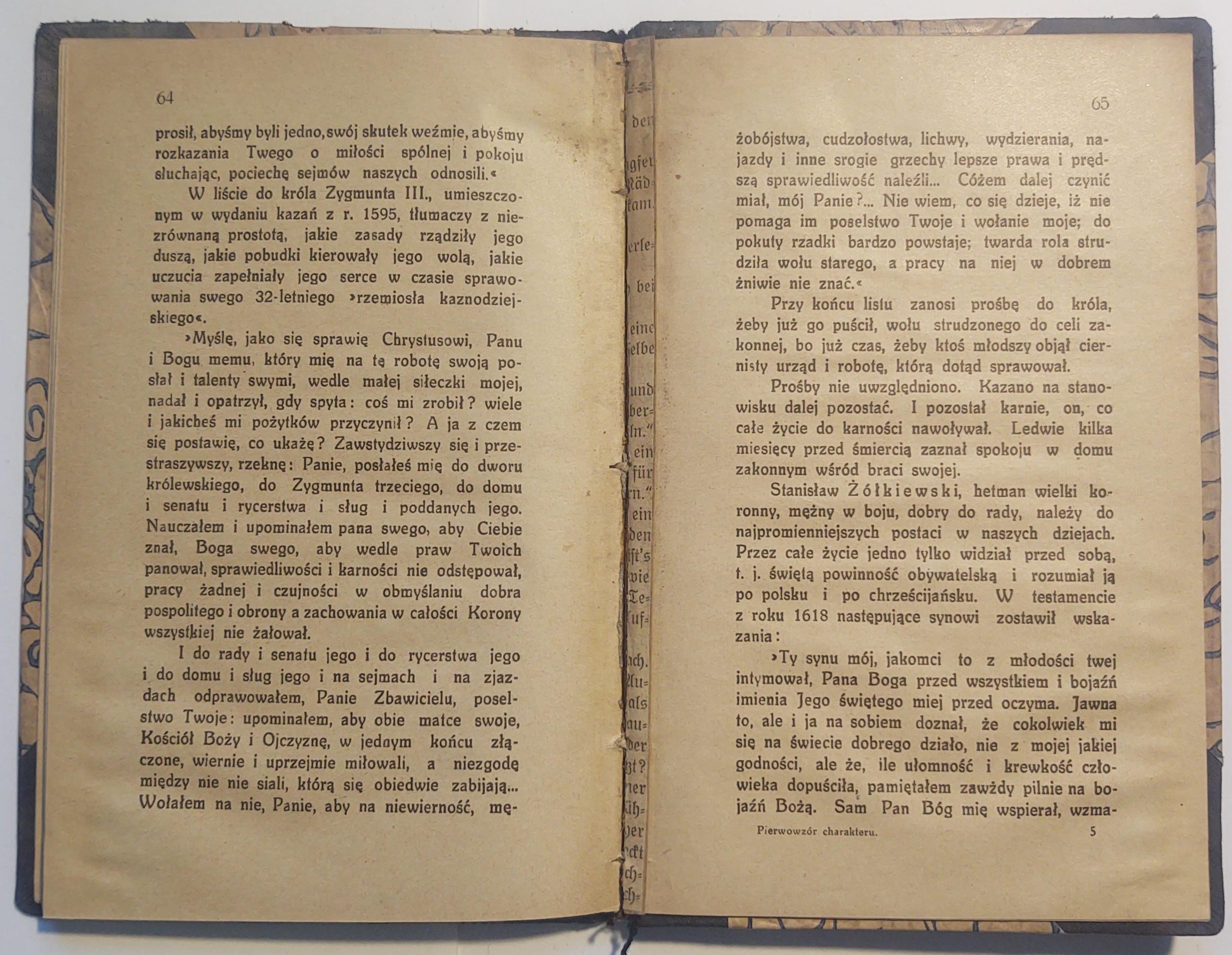 Książka "CHARAKTER. List pasterski Arcybiskupa Józefa Bilczewskiego ...", 1920 r.