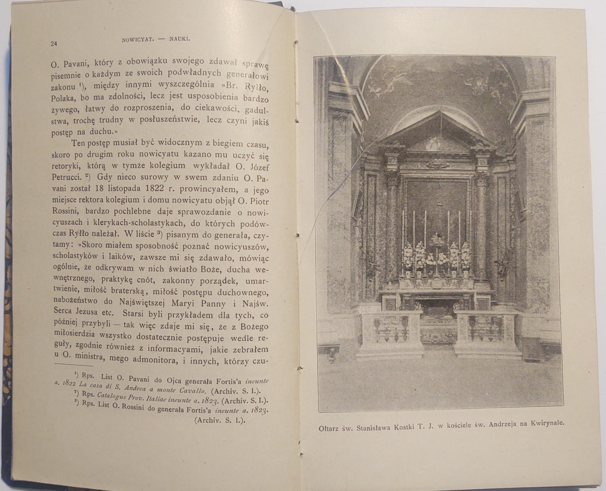 Książka" O. Maksymilian Ryłło. Towarzystwa Jezusowego misyonarz apostolski" Ks. M. Czermiński T. J., 1911 r.