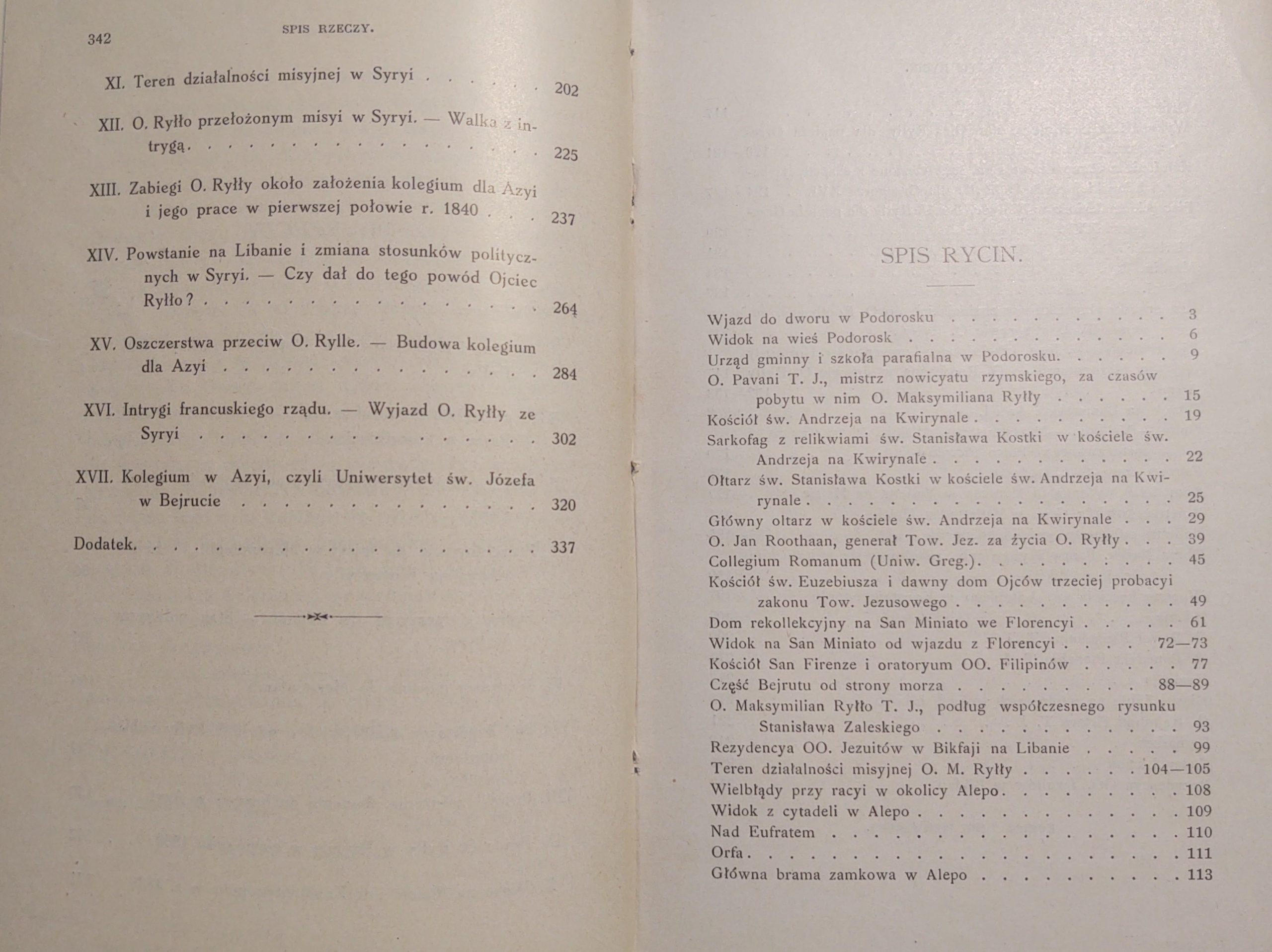 Książka" O. Maksymilian Ryłło. Towarzystwa Jezusowego misyonarz apostolski" Ks. M. Czermiński T. J., 1911 r.